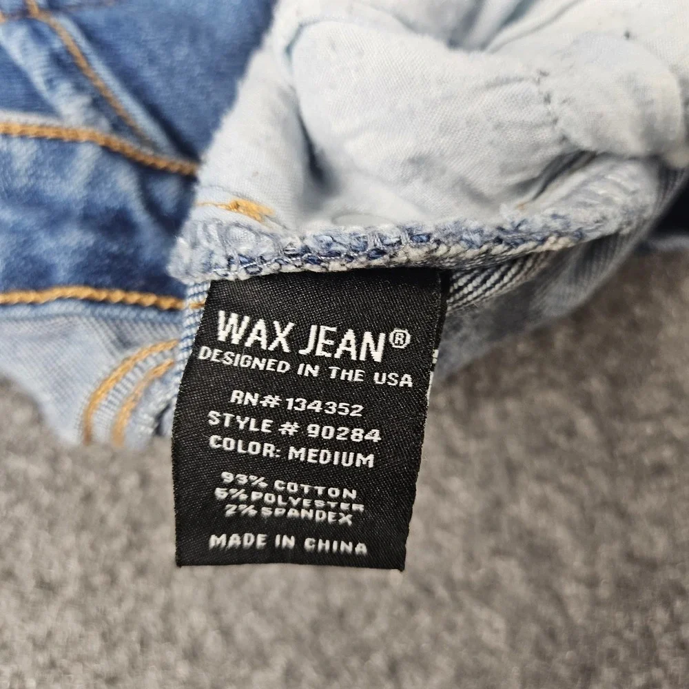 Wax Jean Collection Womens‎ Skinny Jeans Medium Wash Blue Denim Size 11/30 90284